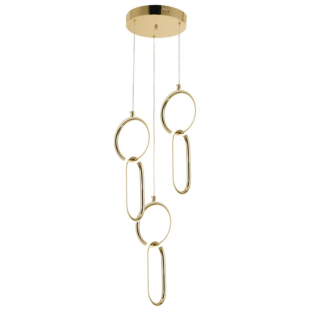 HÄNGLAMPA LED G077-3CPR Guld