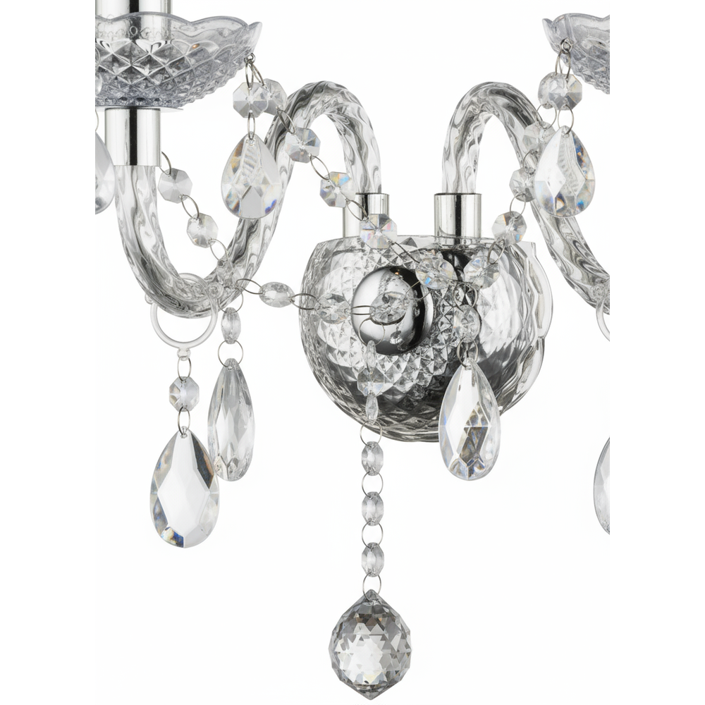 VÄGGLAMPA EBT017-2W Transparent