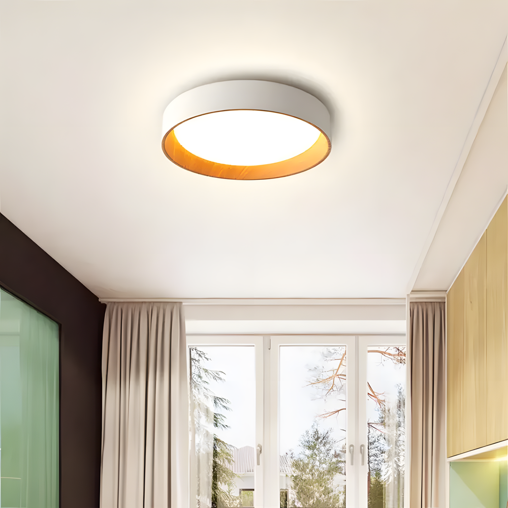 Taklampa Plafond G115-C 40CM WOOD