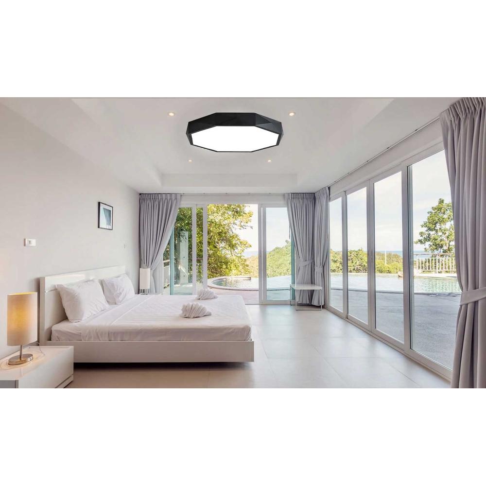 Takplafond Diamond APP863-C 50 cm Svart