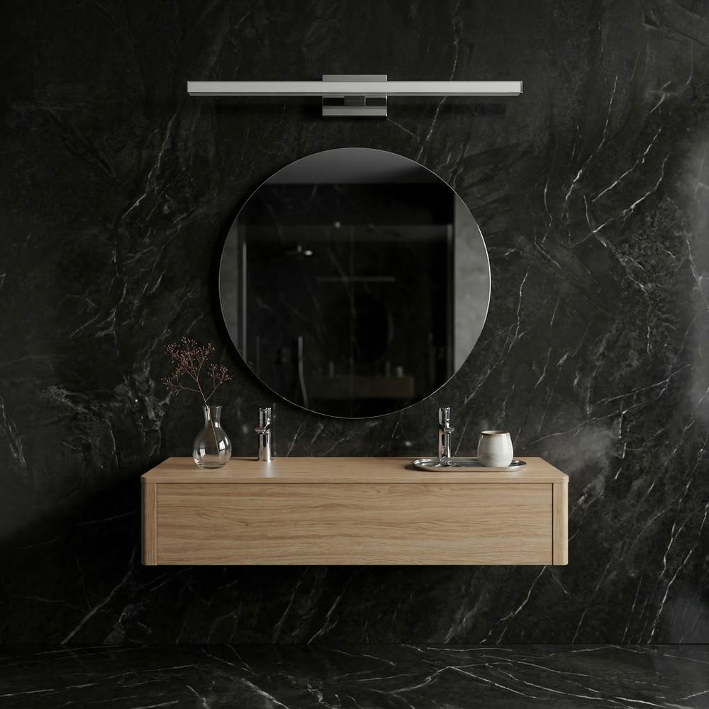 BADRUMSVÄGGLAMPA LED 80CM APP1847-1W CHROM