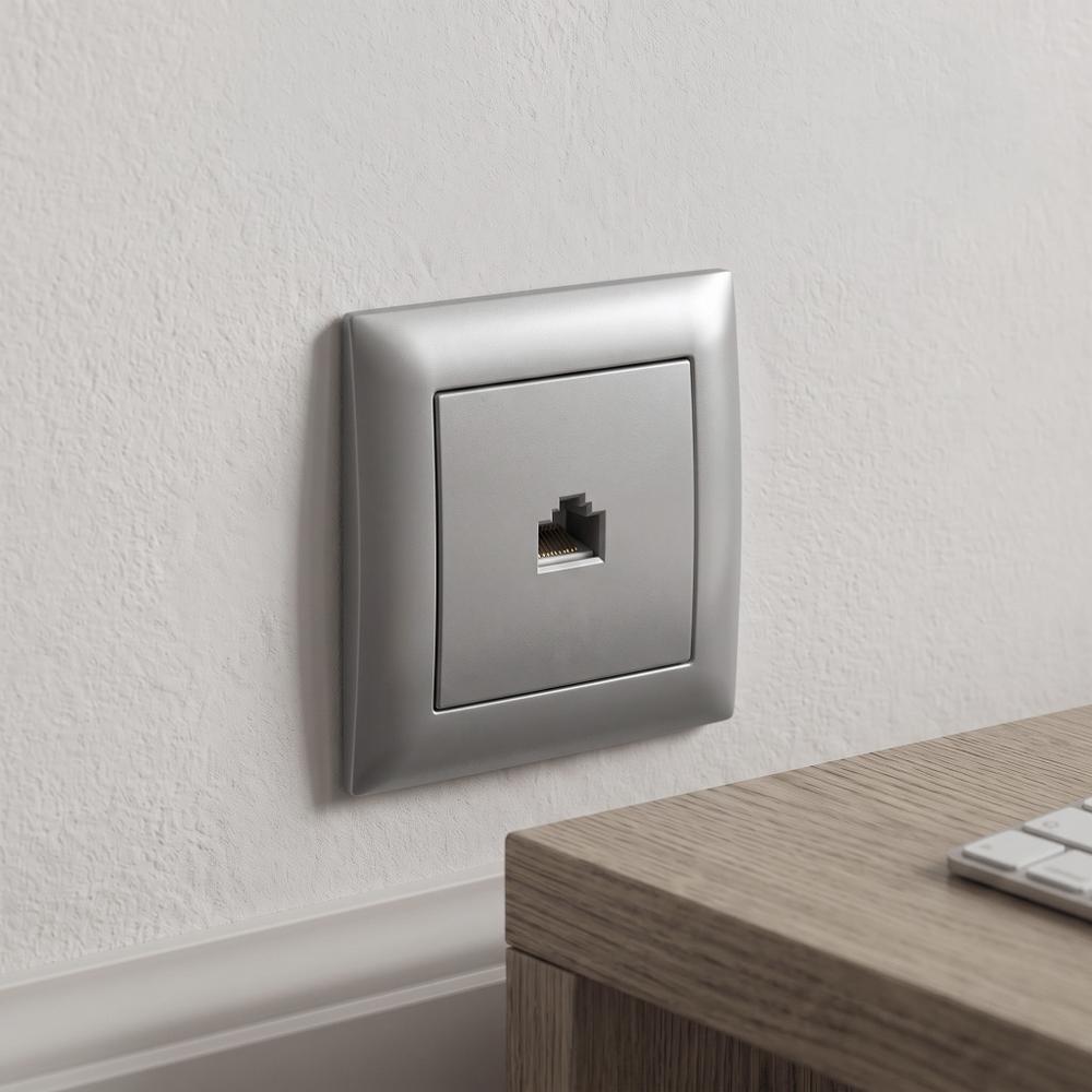 Розетка RJ45 с Рамка OSTE JNH010-S GREY