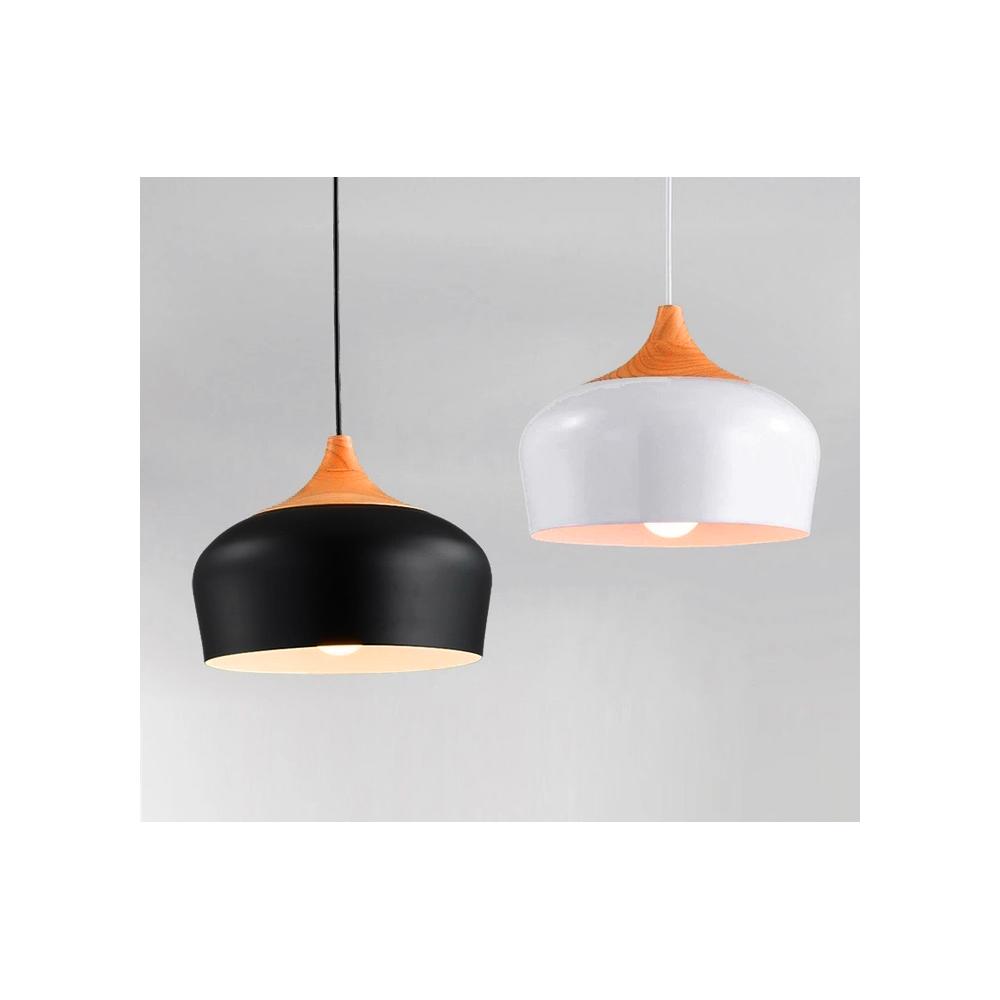 Lampada da soffitto pensile singola Bari i APP181-1CP Nera