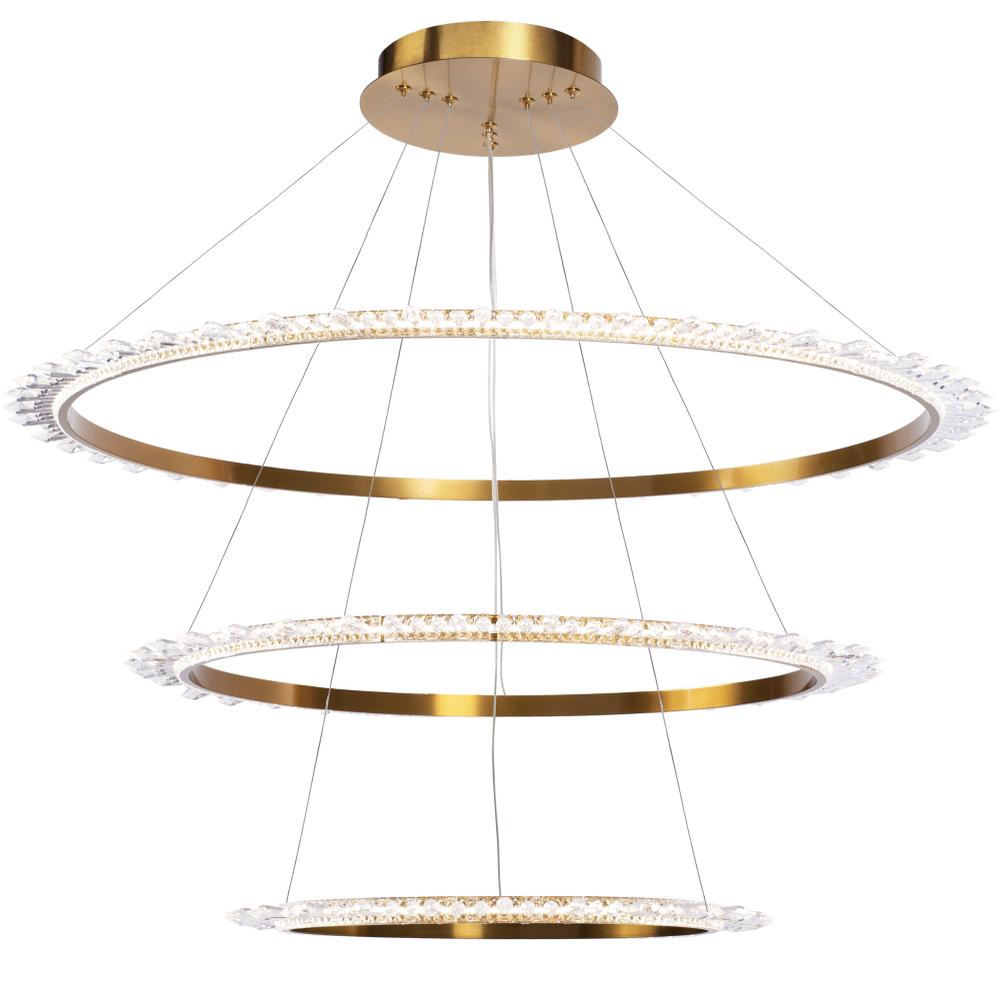 KRISTALLTAKARMATUR LED APP1609-3C GULD