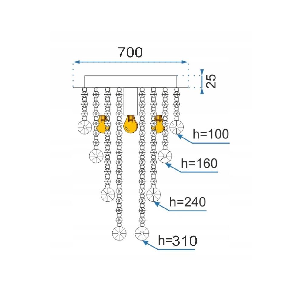 Kristallplafond 392203