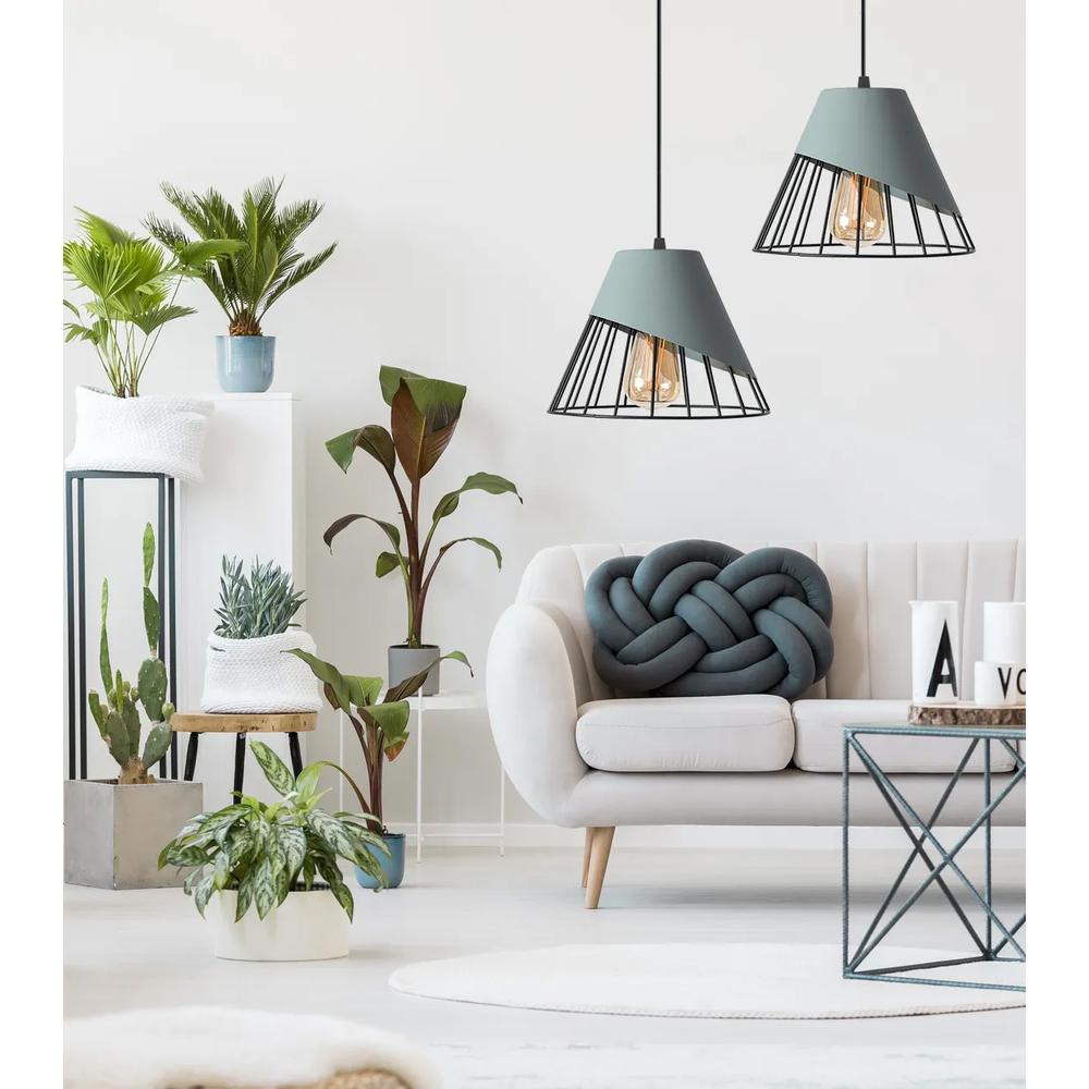 TAKLAMPA HÄNGANDE METALLSKÄRM APP228-1CP VIT