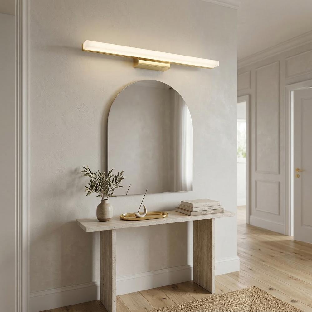 BADRUMSVÄGGLAMPA LED 60CM APP1849-1W GOLD