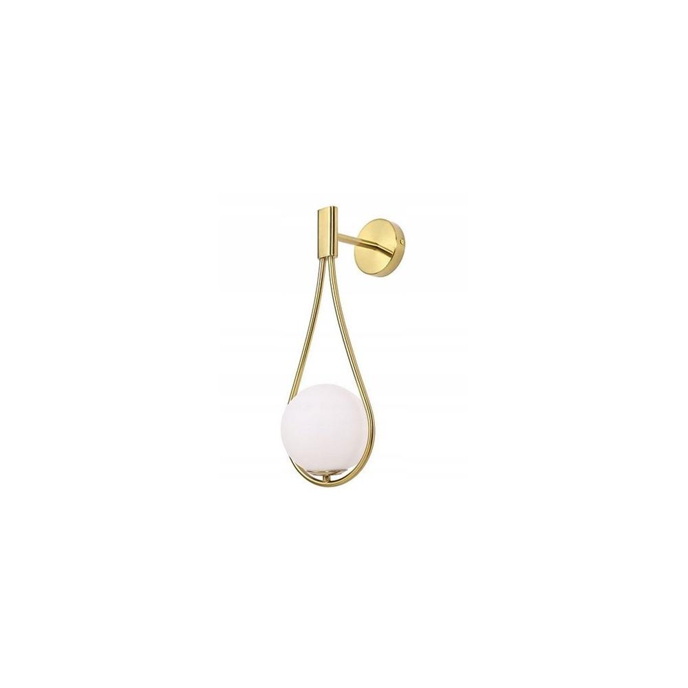 Vägglampa Väggarmatur Glasglob APP603-1W Guld