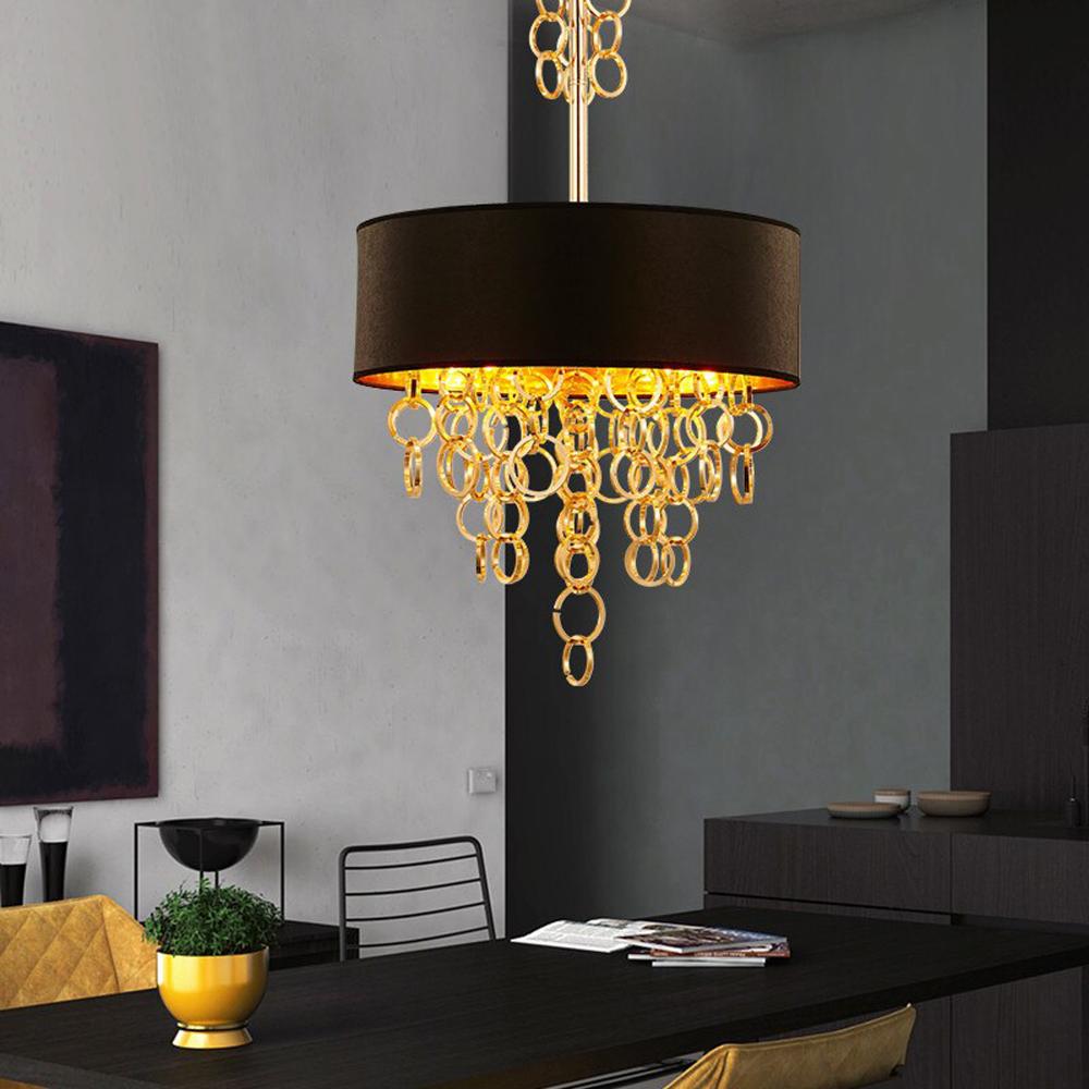 Hänglampa 45 cm APP683-3CP Svart