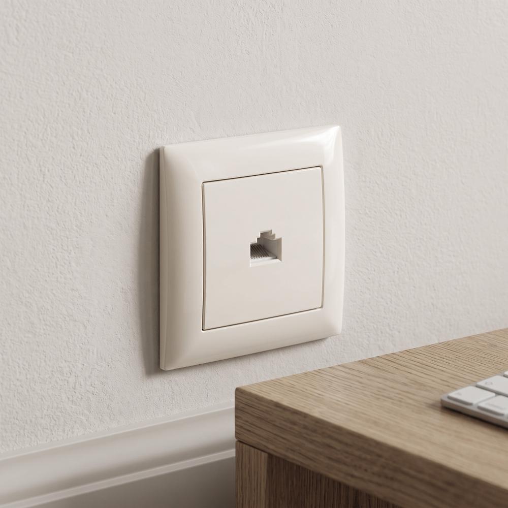 Розетка RJ45 с Рамка OSTE JNH010-S BEIGE