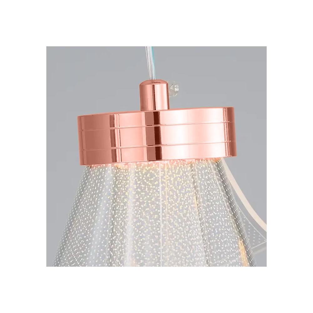 Taklampa APP1765-1CP Roséguld