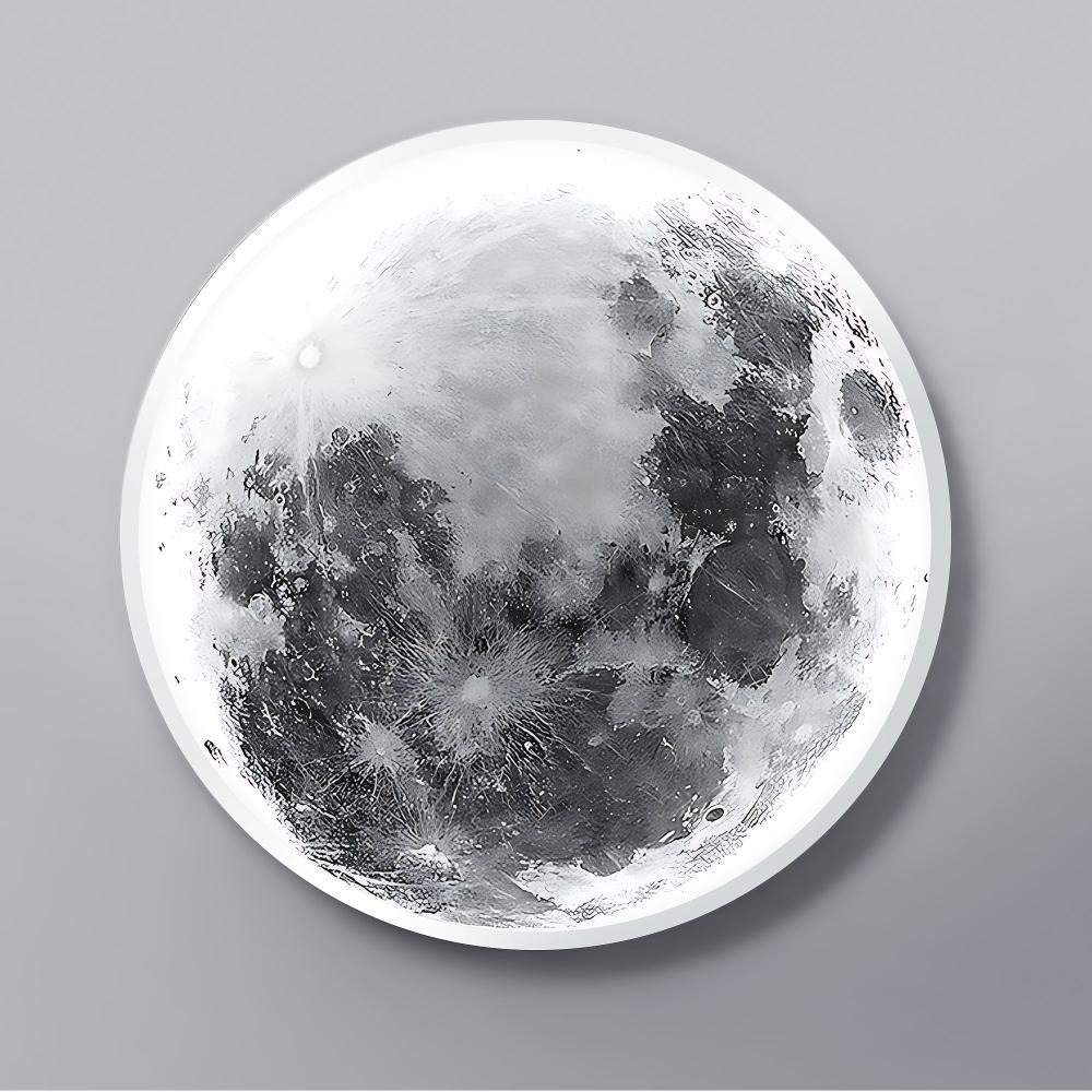 Taklampa APP1806-CW Moon LED-plafond VIT