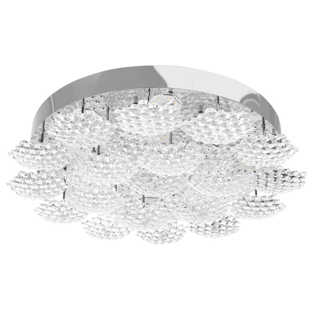 Kristall LED-plafond MS014-C Krom
