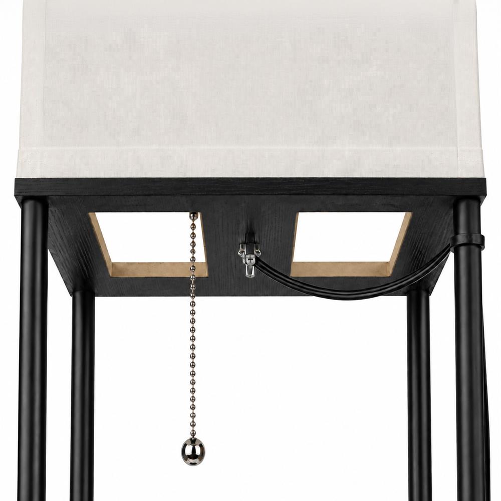 Lampada da terra JNH050-1F White con ripiani
