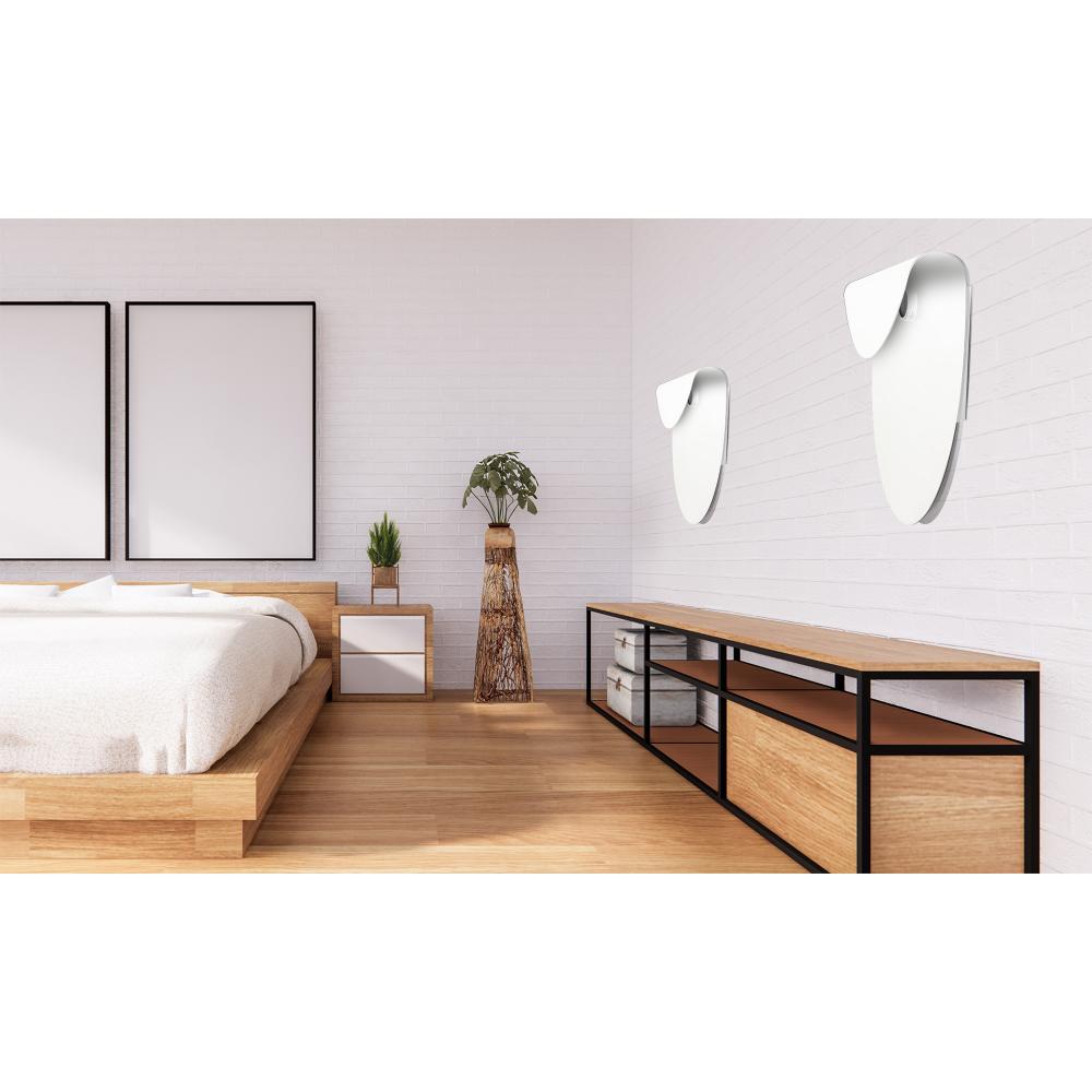 VÄGGLAMPA KINKIET APP1428-W VIT