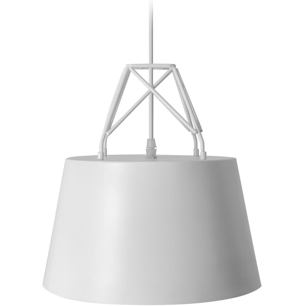 Taklampa i Metall APP423-1CP Vit