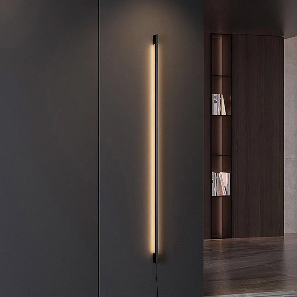 VÄGGLAMPA LED LHJ064-W 100cm SVART