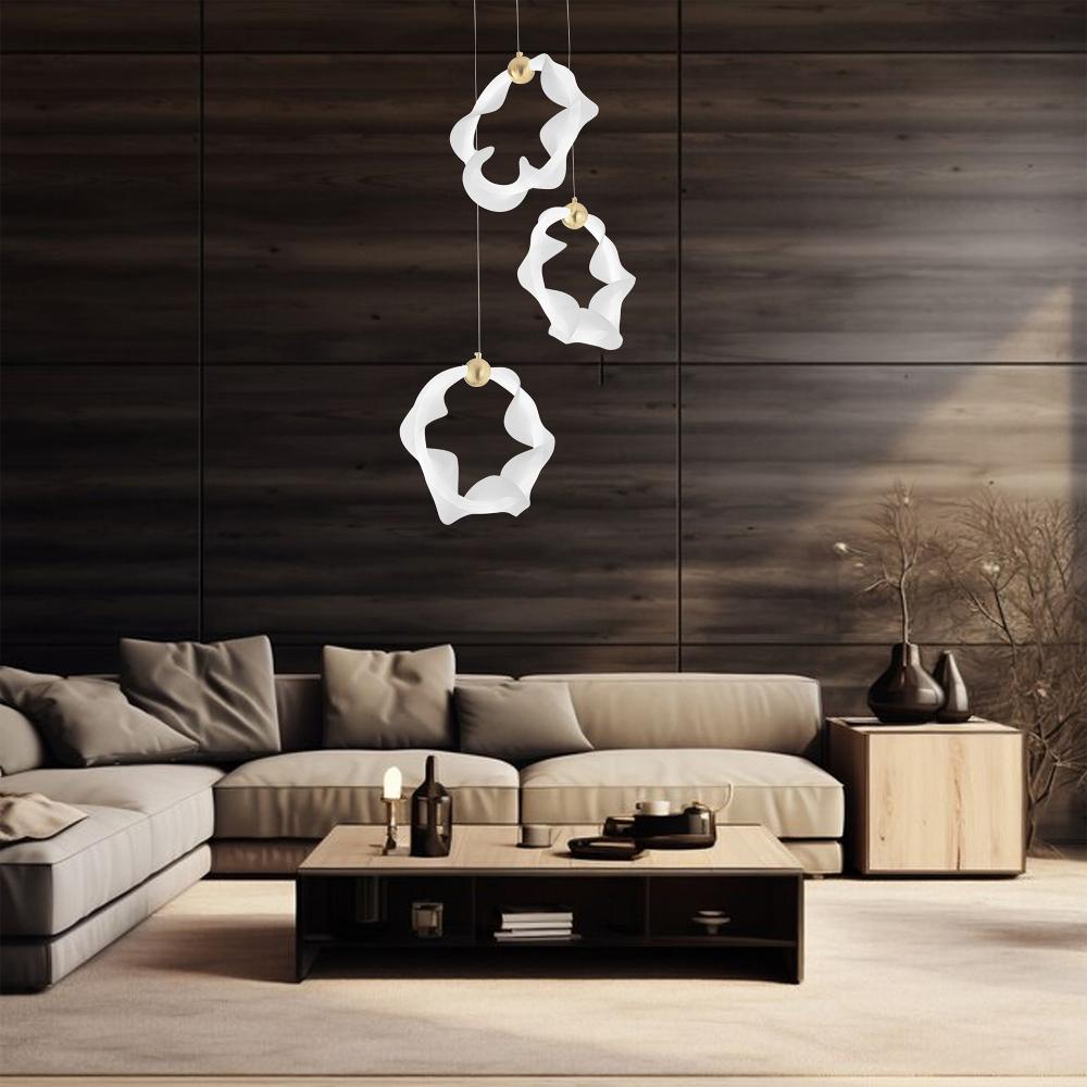 HÄNGLAMPA LED G012-3CPR GULD