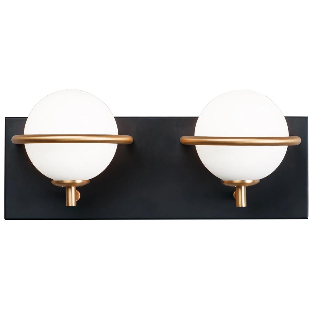 VÄGGLAMPA VÄGGLJUS APP1221-2W Svart