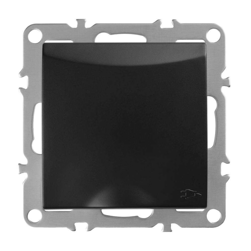 Vienvietīga rozete ar zemējumu un vāciņu OSTE JNH005-G Black