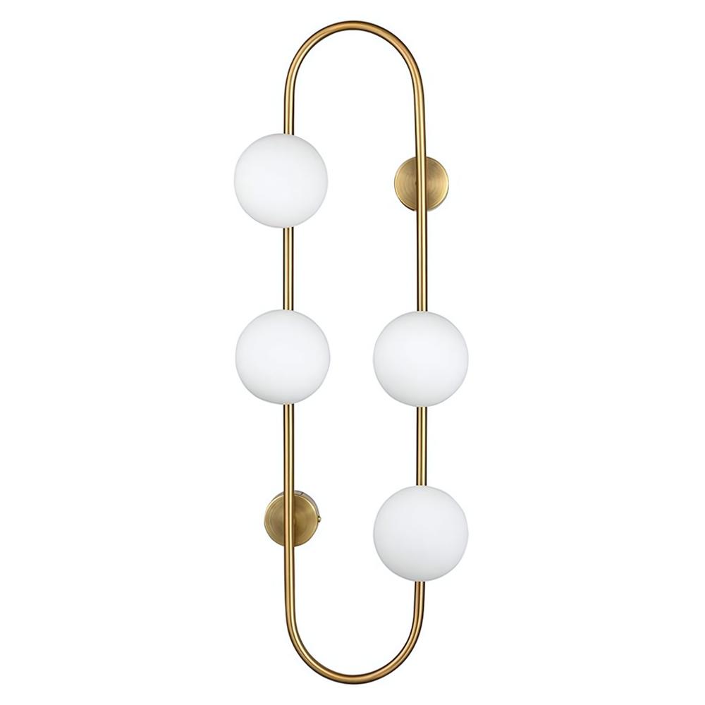 VÄGGLAMPA VÄGGLJUS APP1144-4W guld