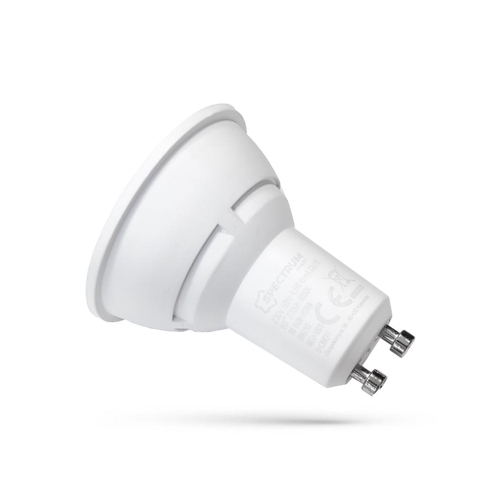 SMART LED-LAMPA 4,5W GU10 WIFI RGB-FÄRGER WOJ+16823