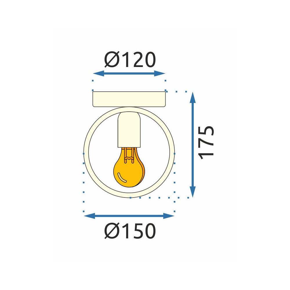 Vägglampa väggarmatur APP990-1W