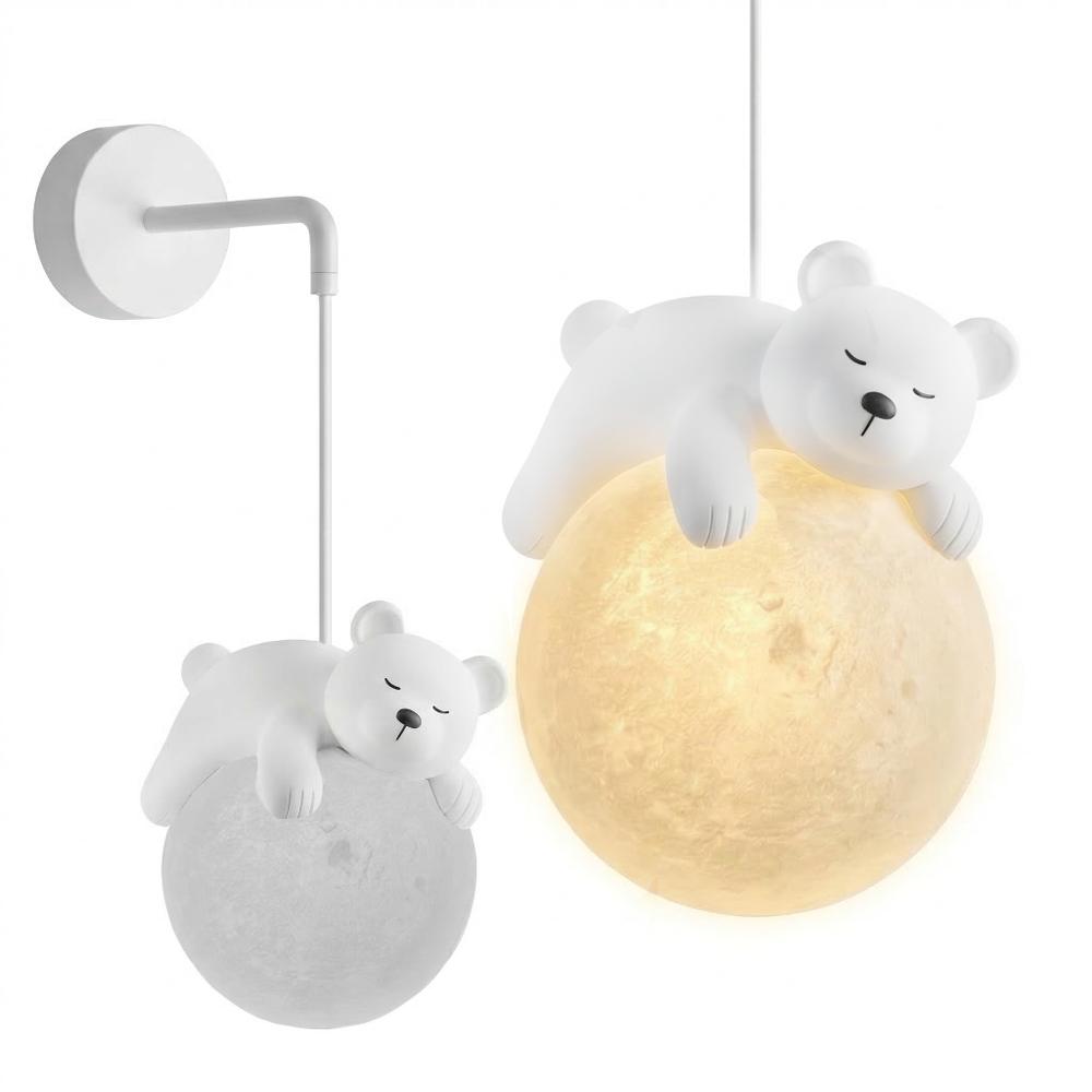 VÄGGLAMPA WHITE BEAR G161-1W