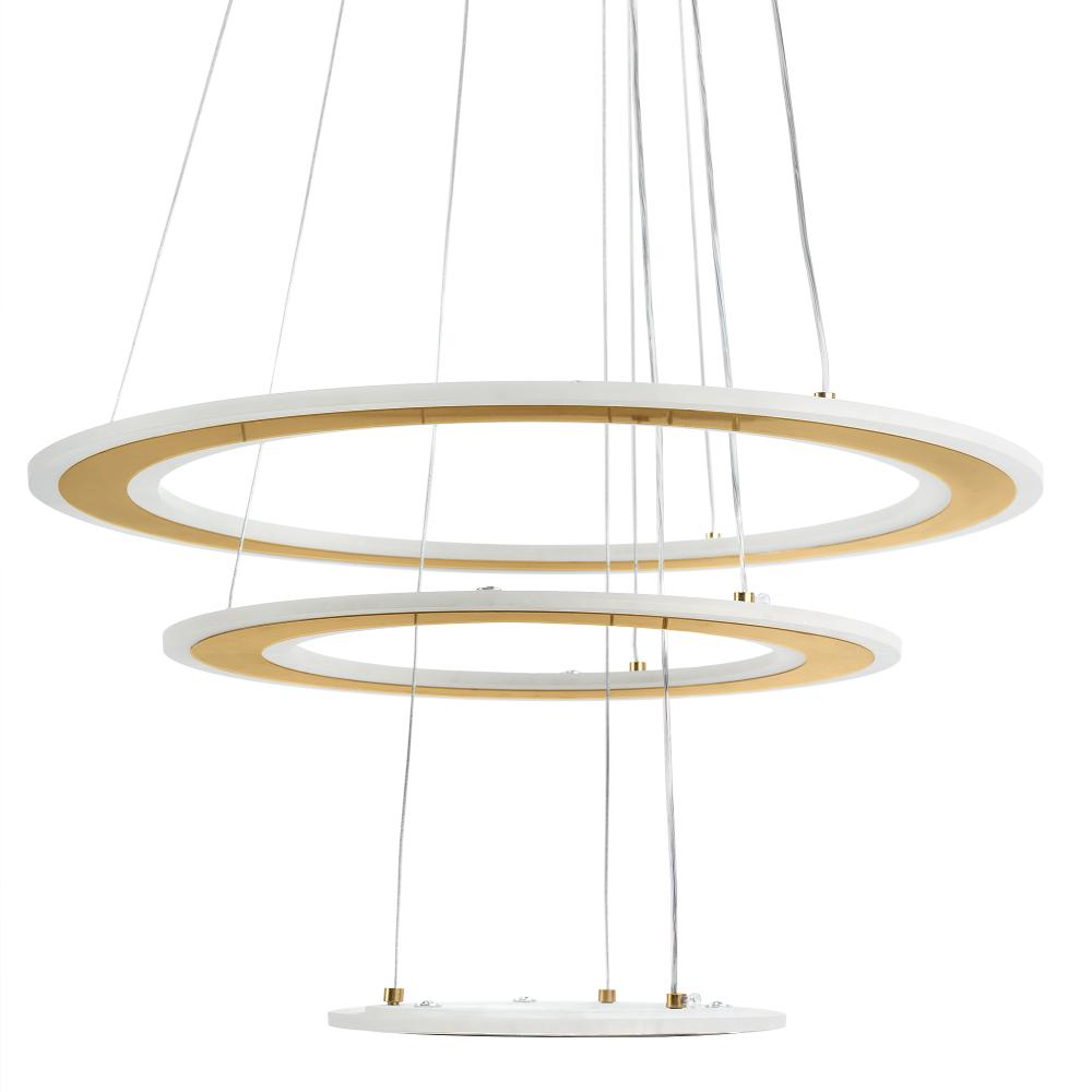 TAKLAMPA HÄNGENDE LED G041-3CP Borstad Guld
