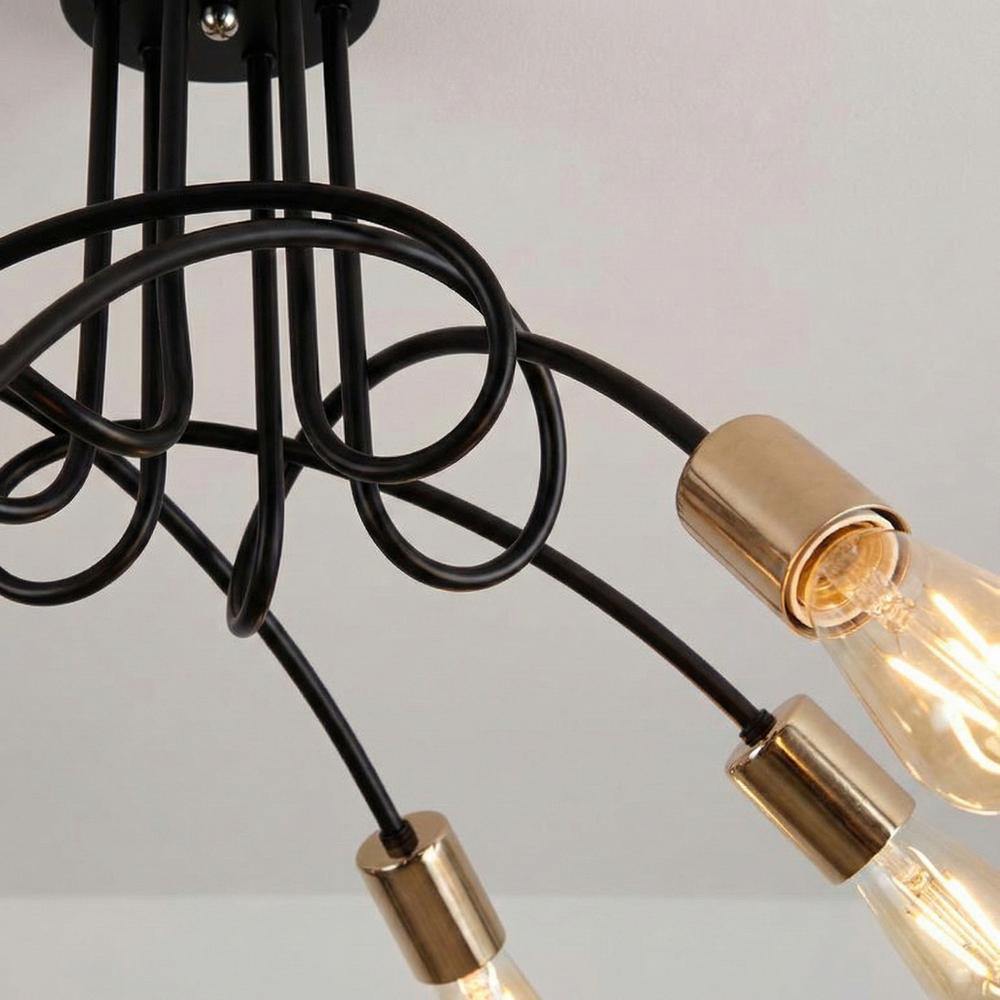 Lampa Paradise 5 APP518-5C Svart