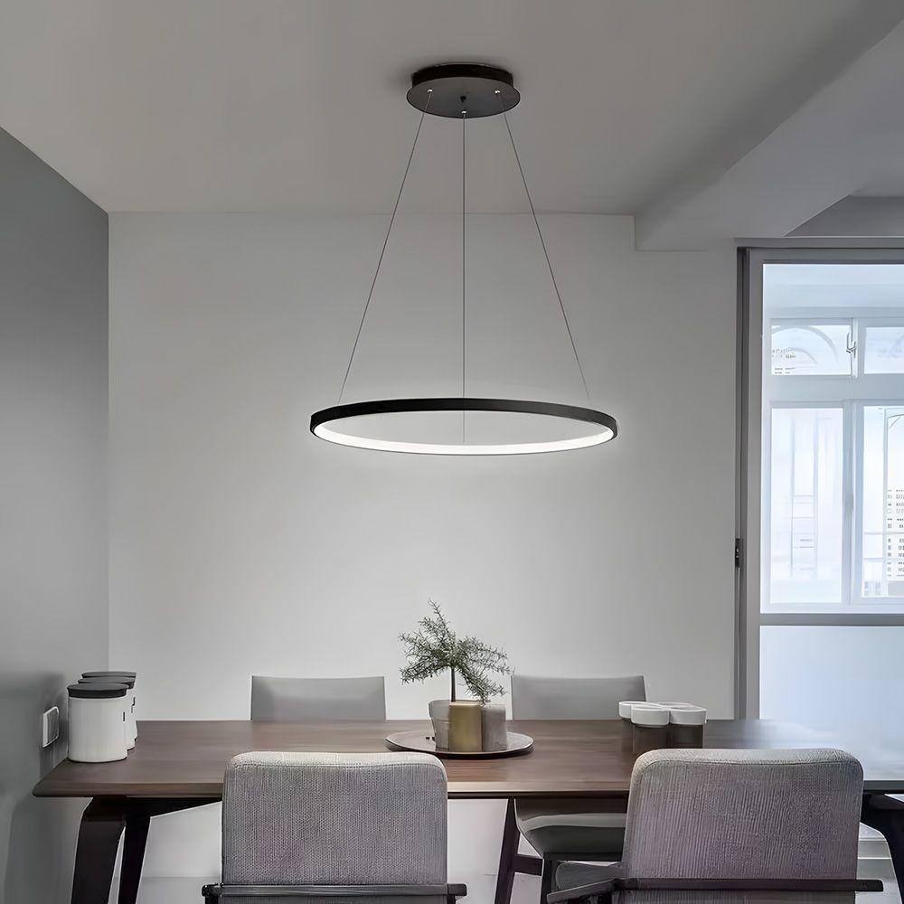 TAKLAMPA HÄNGANDE LHJ012-CP 80cm Svart