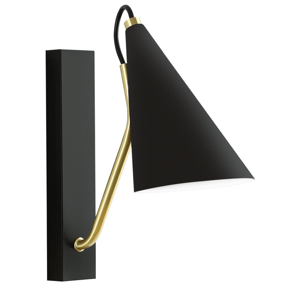 VÄGGLAMPA KINKIET APP1142-1W Svart