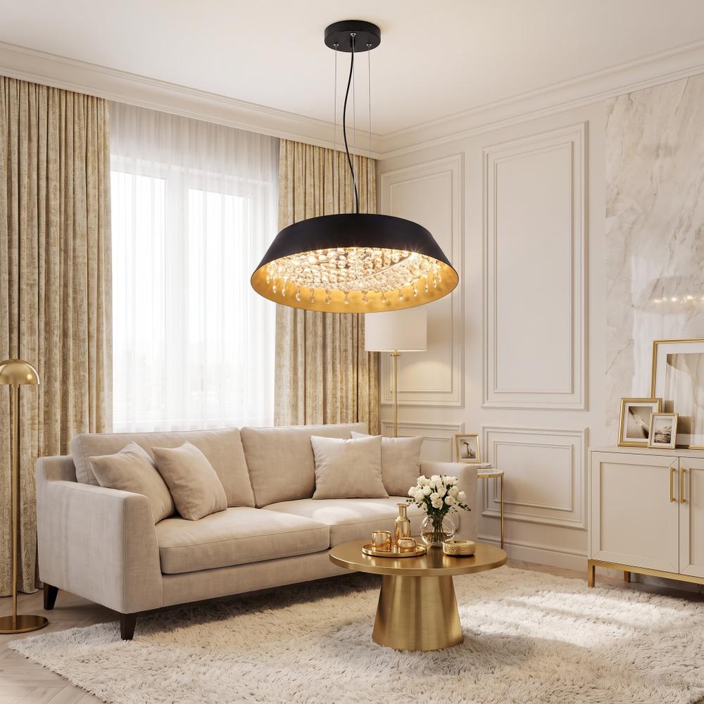 Lampa Wisząca z Kryształami APP1028-CP
