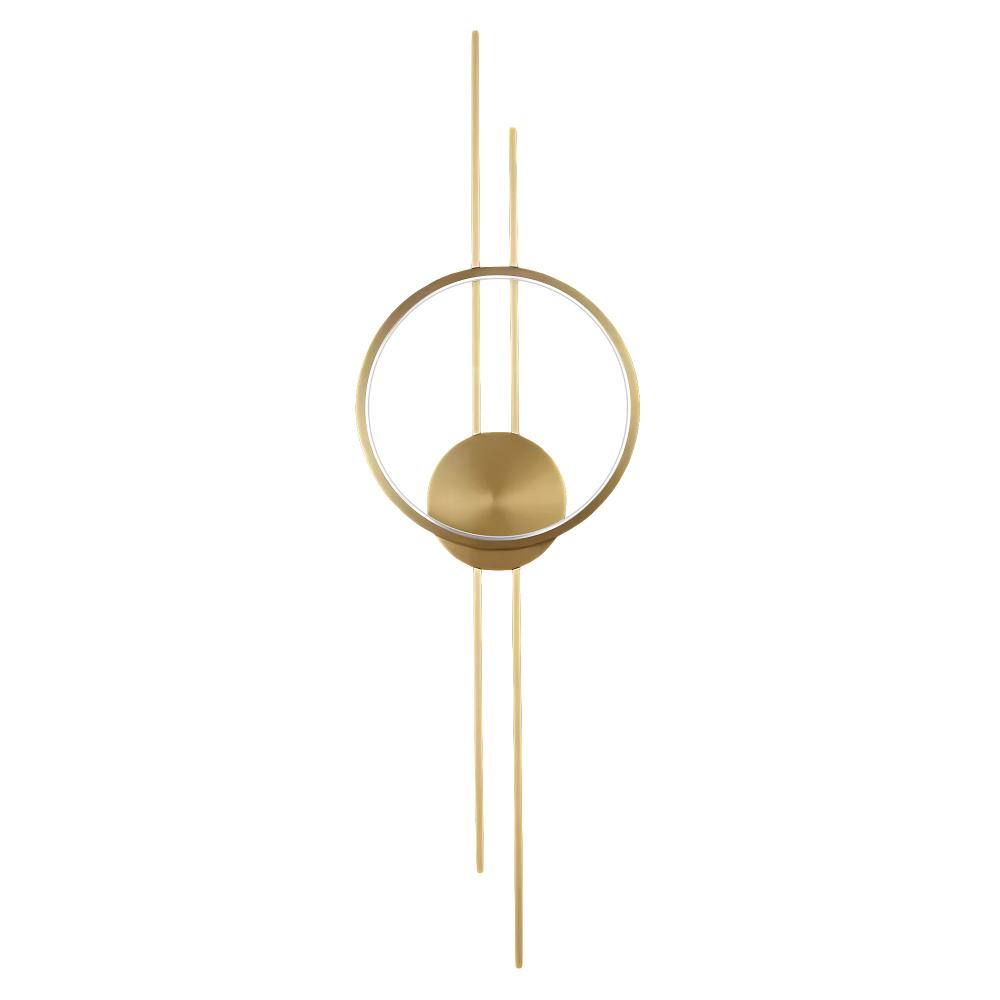 VÄGGLAMPA LED APP1781-W BORSTAD GULD