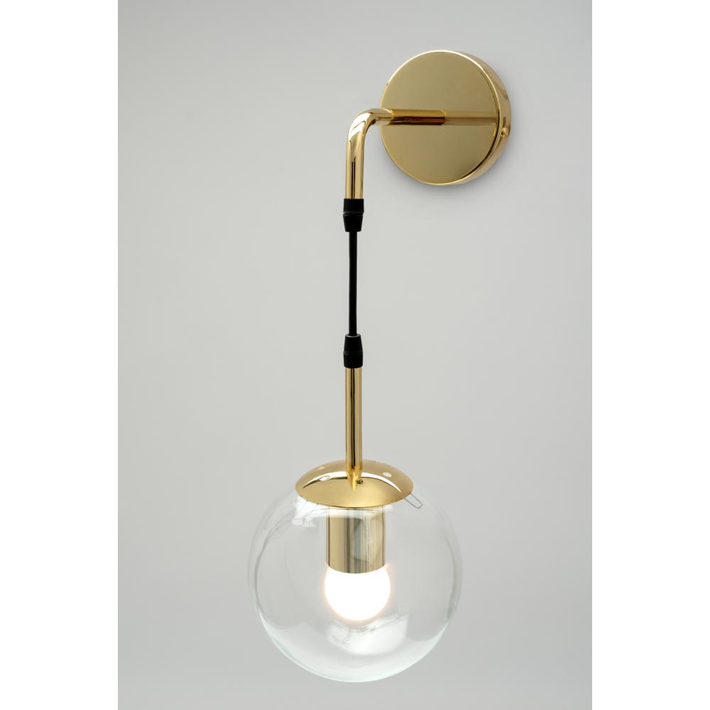 Vägglampa Väggarmatur Glas APP685-1W Guld