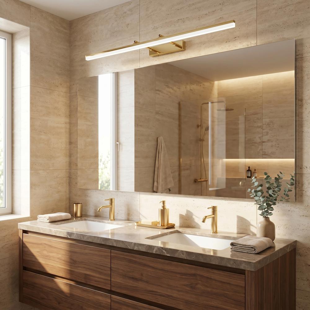 Badrum vägg LED-lampa APP1874-1W 80cm GOLD