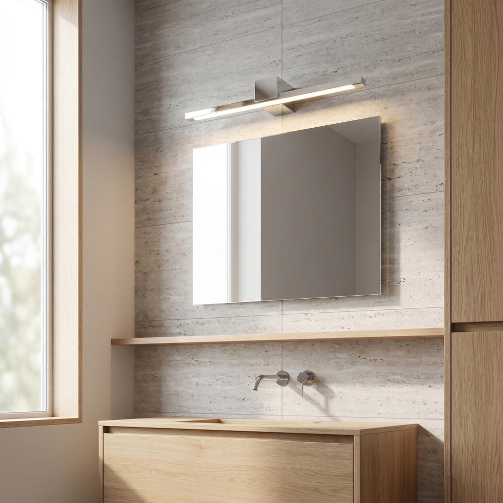 Badrum vägg LED-lampa SWE041-1W 60cm Chrome