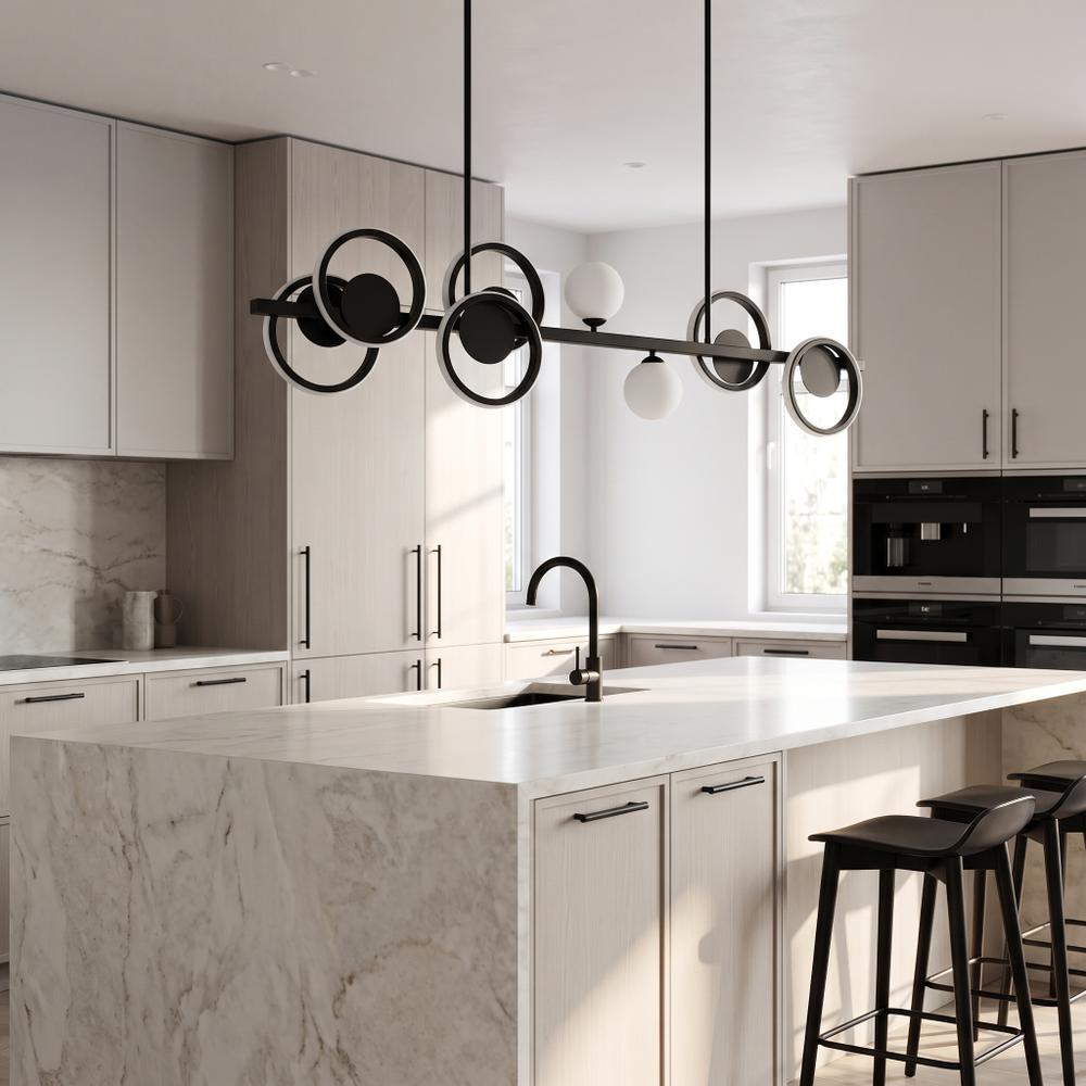 APP1199-CP Candeeiro de teto LED preto