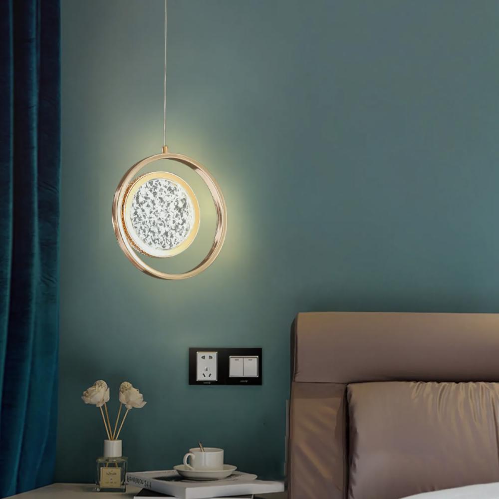 HÄNGLAMPA LED LHJ106-1CP LJUST ROSAGULD