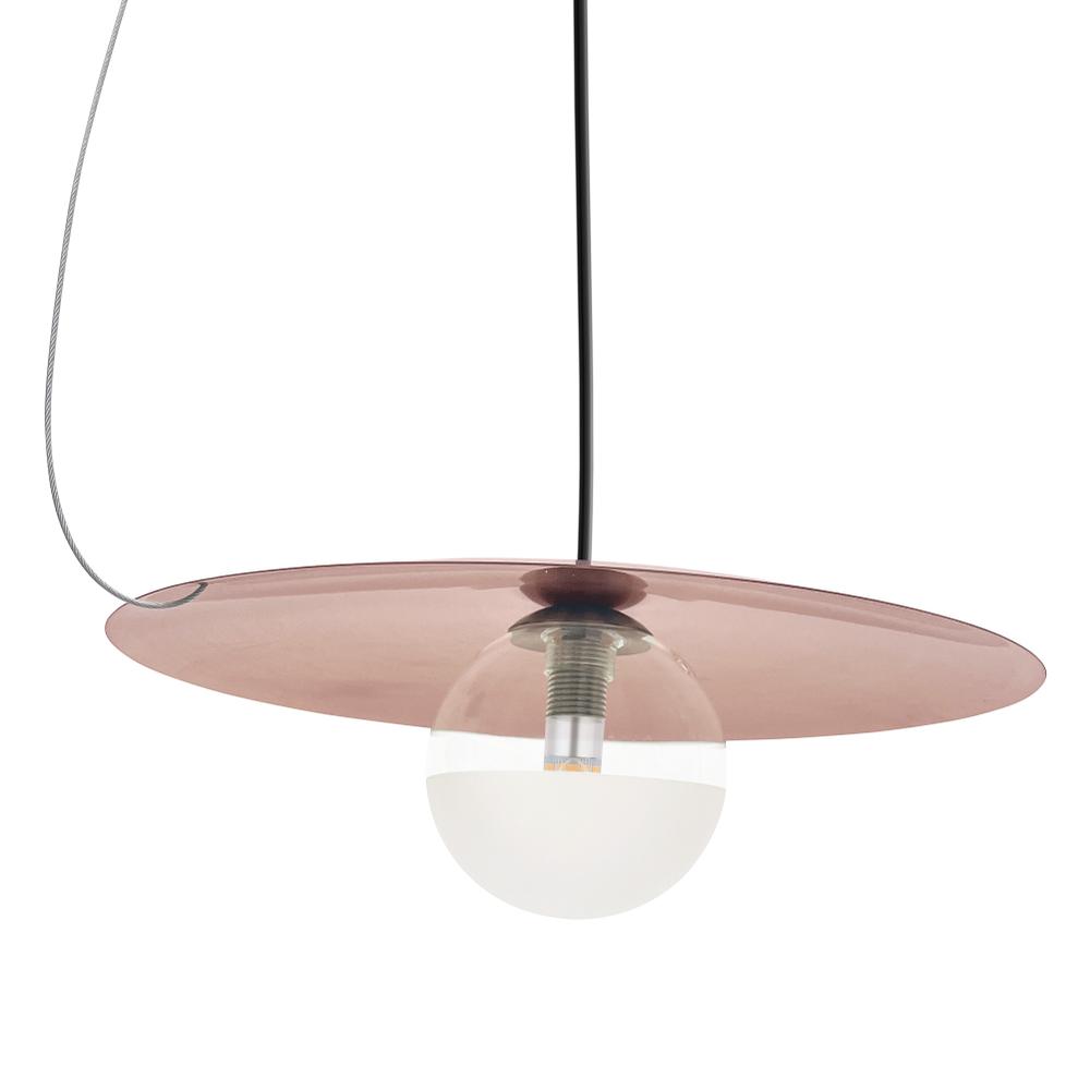 HÄNGANDE TAKLAMPA APP1418-CP svart/roséguld