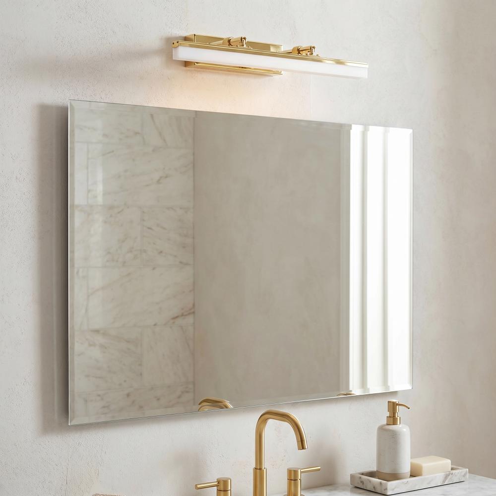 Badrum vägg LED-lampa APP1872 40 CM GOLD