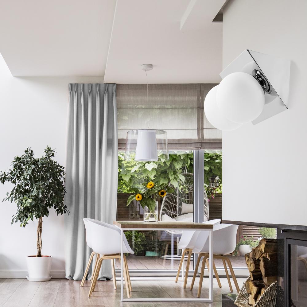 VÄGGLAMPA APPLIK APP1228-2W Krom