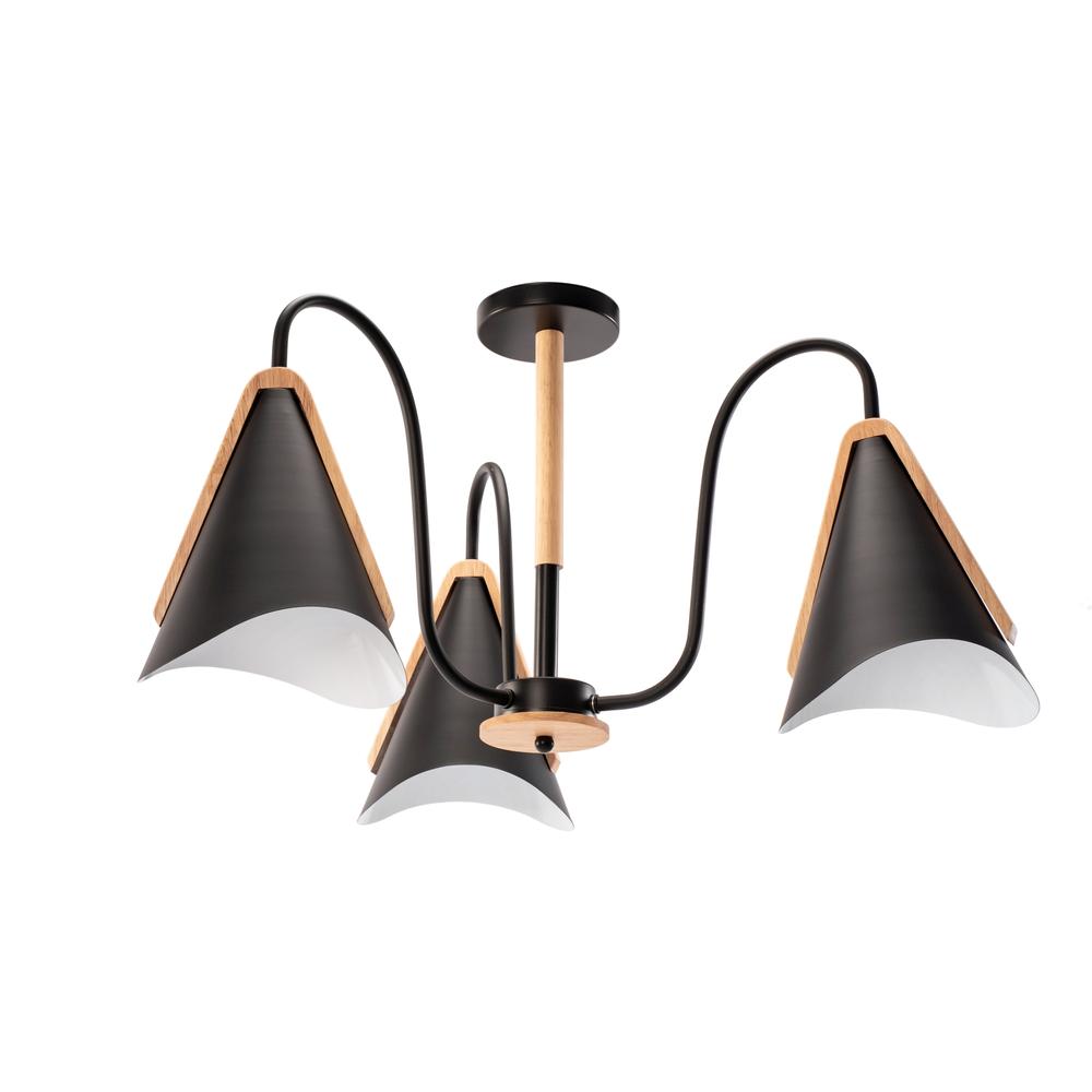 Skandinavisk Tretakslampa APP605-3C Svart