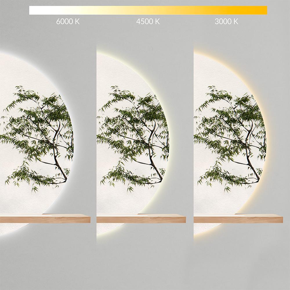 LED-VÄGGSPEGEL MED HYLLA 60 cm 102