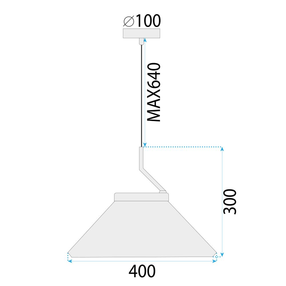 HÄNGENDE TAKLAMPA BLACK APP1670-1CP