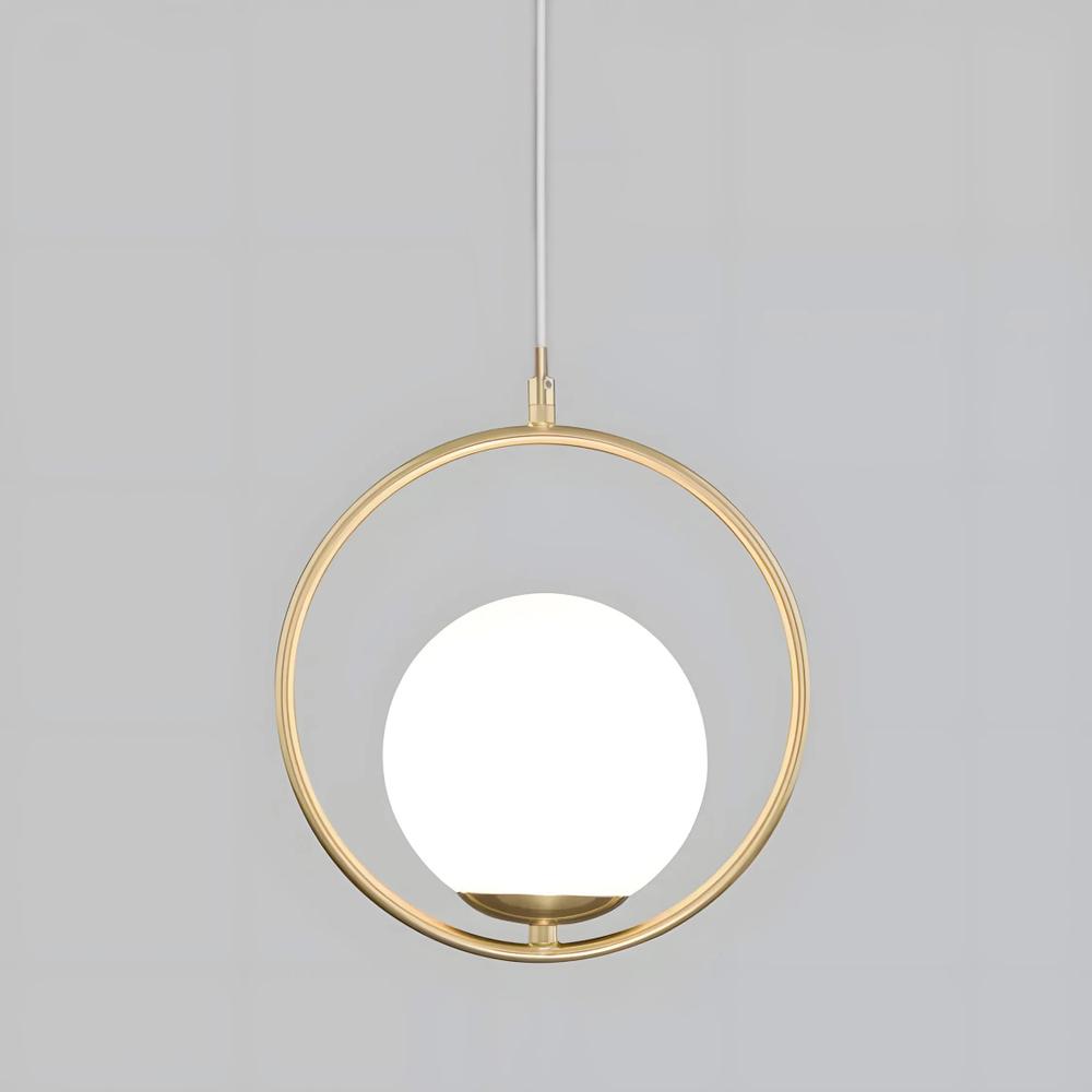 Hängande Taklampa i Glas – Klot G109-1W Guld