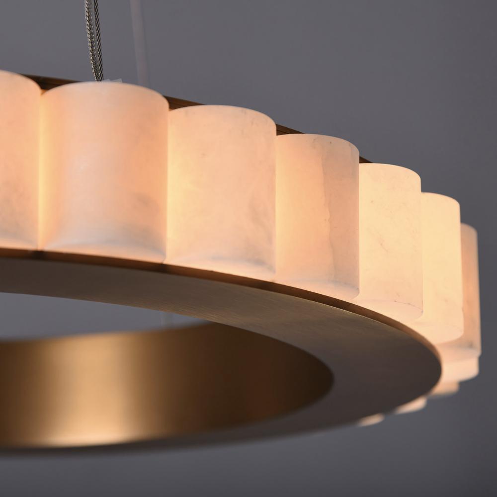 HÄNGENDE LED TAKLAMPA APP1801-CP Borstad Guld