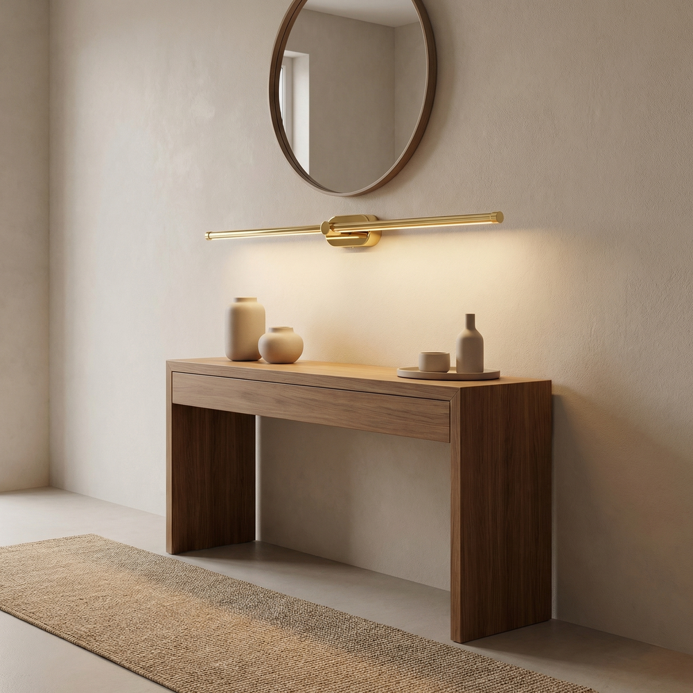 Badrum vägg LED-lampa APP1891-1W 80 cm GOLD