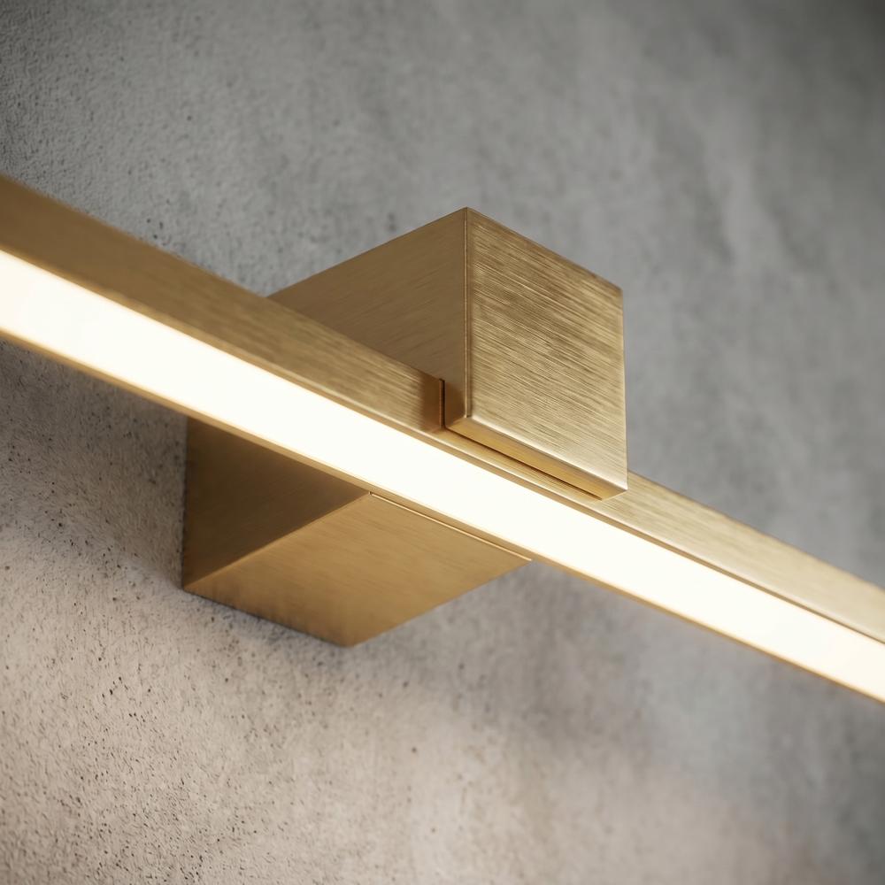 Badrum vägg LED-lampa SWE047-1W 60cm GOLD BRUSH