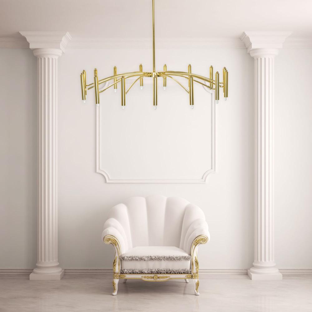 Takplampa APP1197-15CP Guld